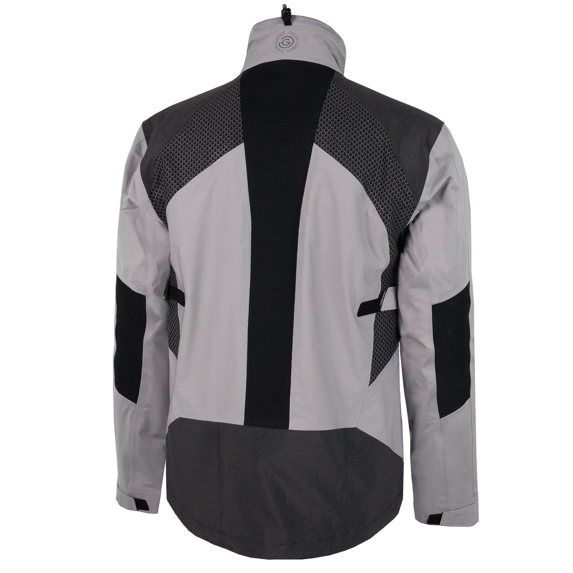 Action is a Waterproof golf jacket for Men in the color Sharkskin(9)