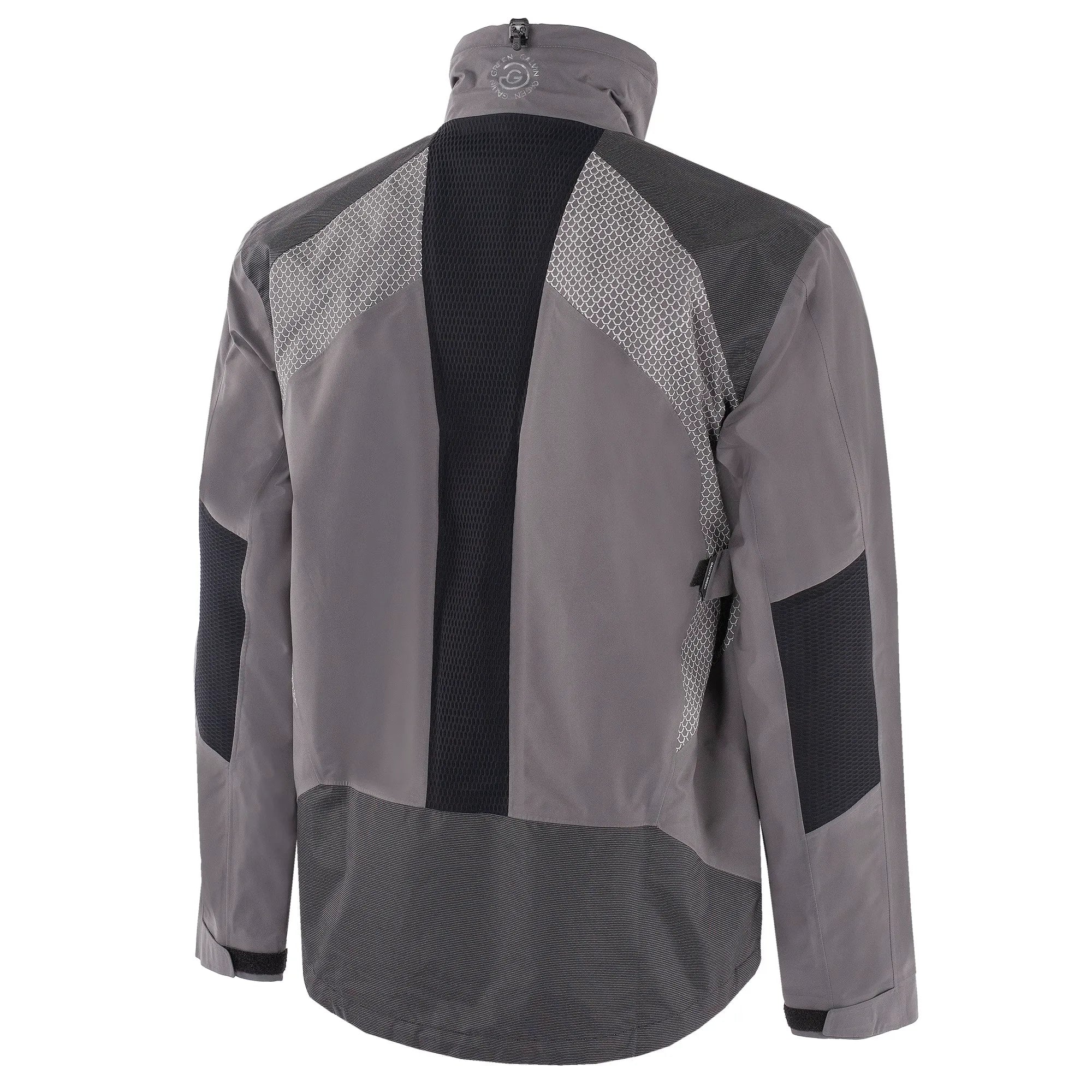 Action is a Waterproof golf jacket for Men in the color Forged Iron(8)