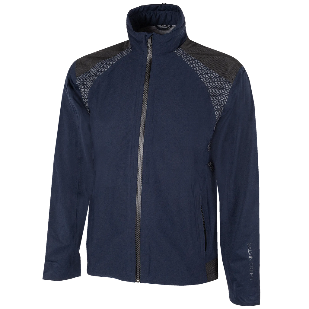 Action is a Waterproof golf jacket for Men in the color Navy(0)