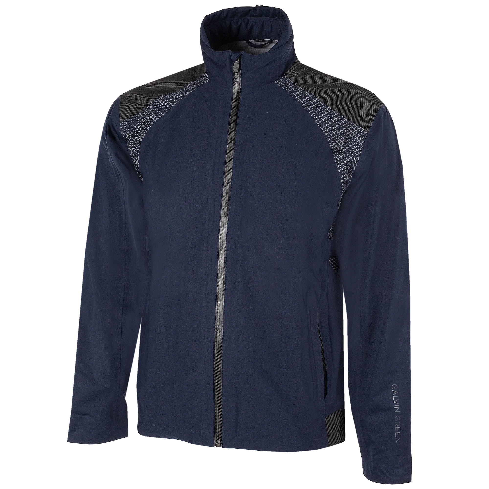 Action is a Waterproof golf jacket for Men in the color Navy(0)
