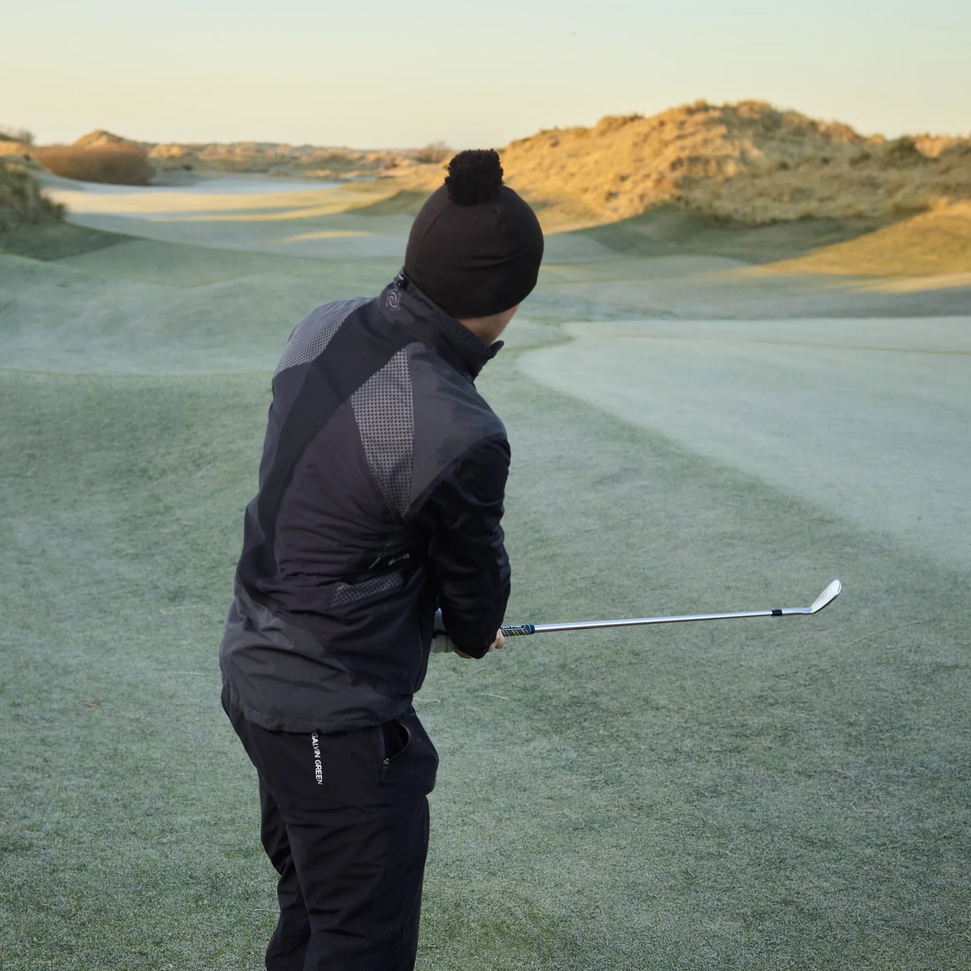 Action is a Waterproof golf jacket for Men in the color Black(11)