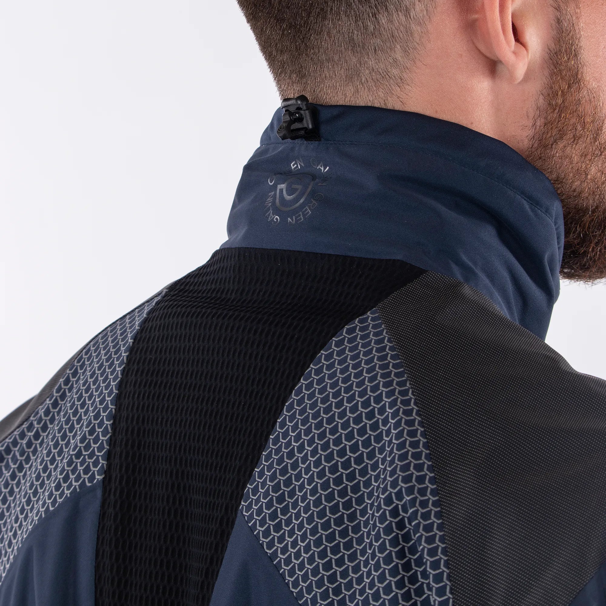 Action is a Waterproof golf jacket for Men in the color Navy(6)