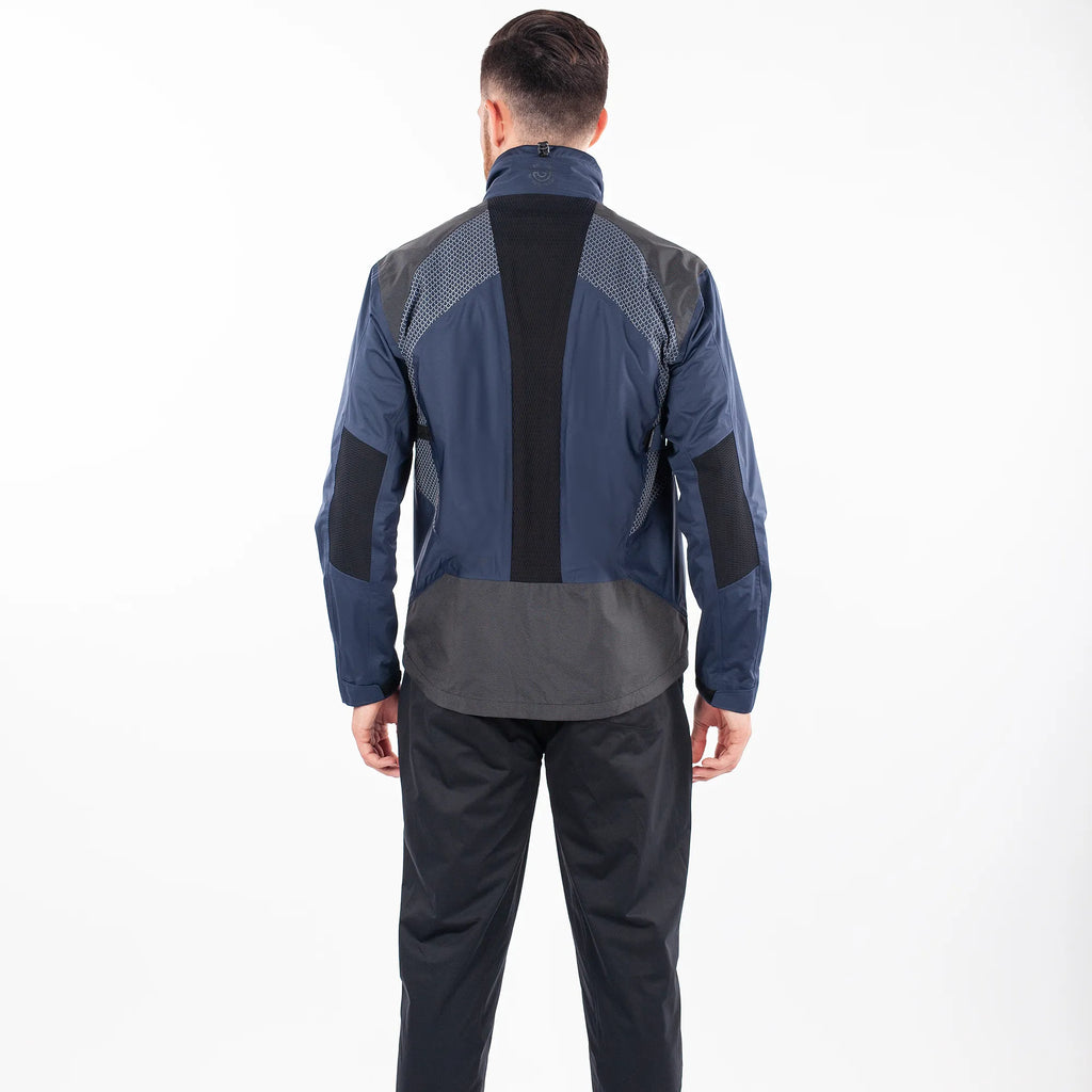 Action is a Waterproof golf jacket for Men in the color Navy(7)