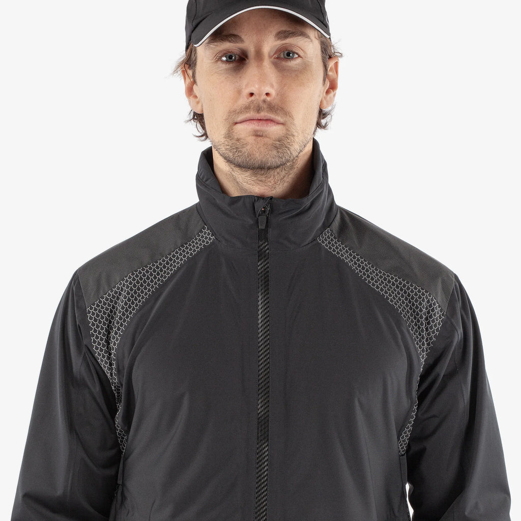 Action is a Waterproof golf jacket for Men in the color Black(3)