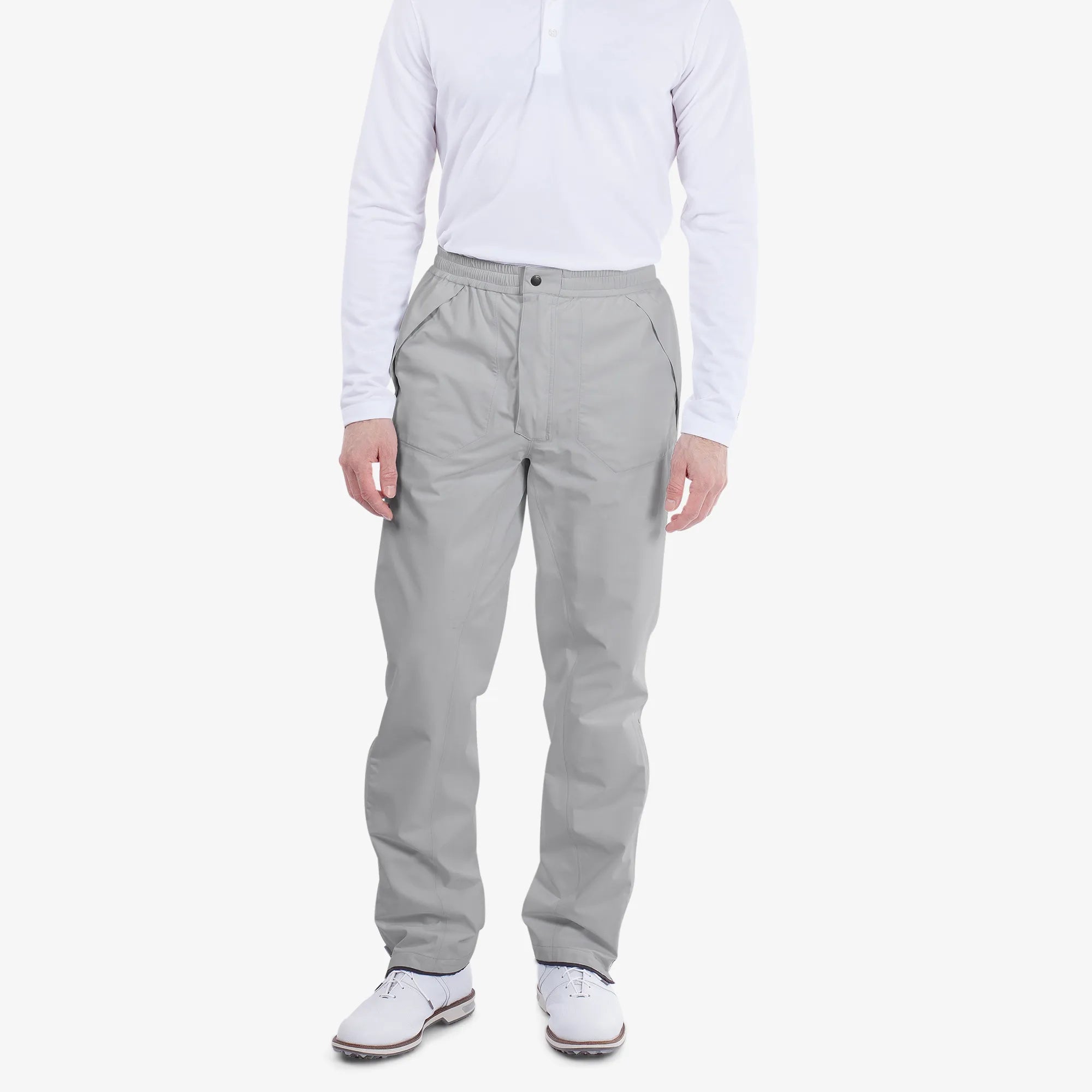 Alan is a Waterproof golf  pants for Men in the color Cool Grey(1)
