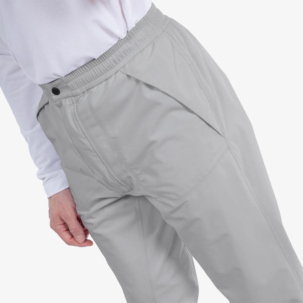 Alan is a Waterproof golf  pants for Men in the color Cool Grey(3)