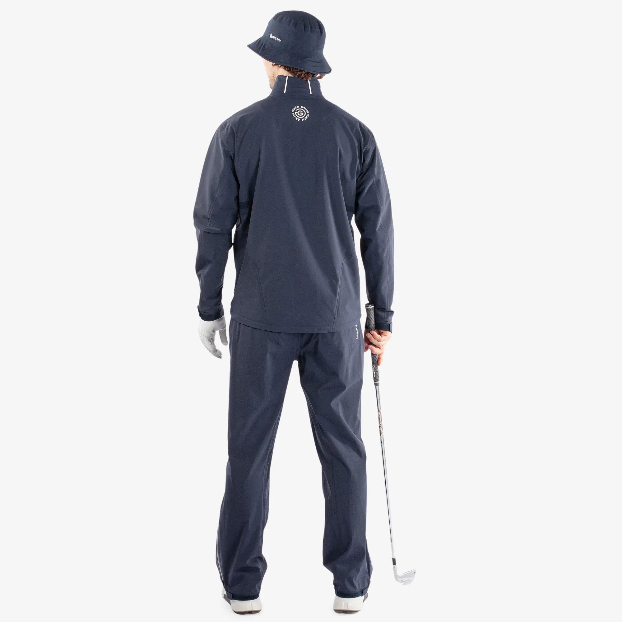 Albert is a Waterproof golf jacket for Men in the color Navy/White(8)
