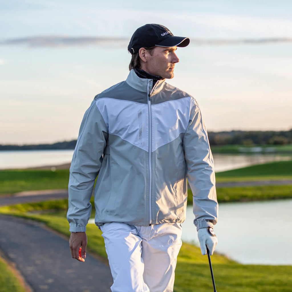 Armstrong is a Waterproof golf jacket for Men in the color Cool Grey(7)