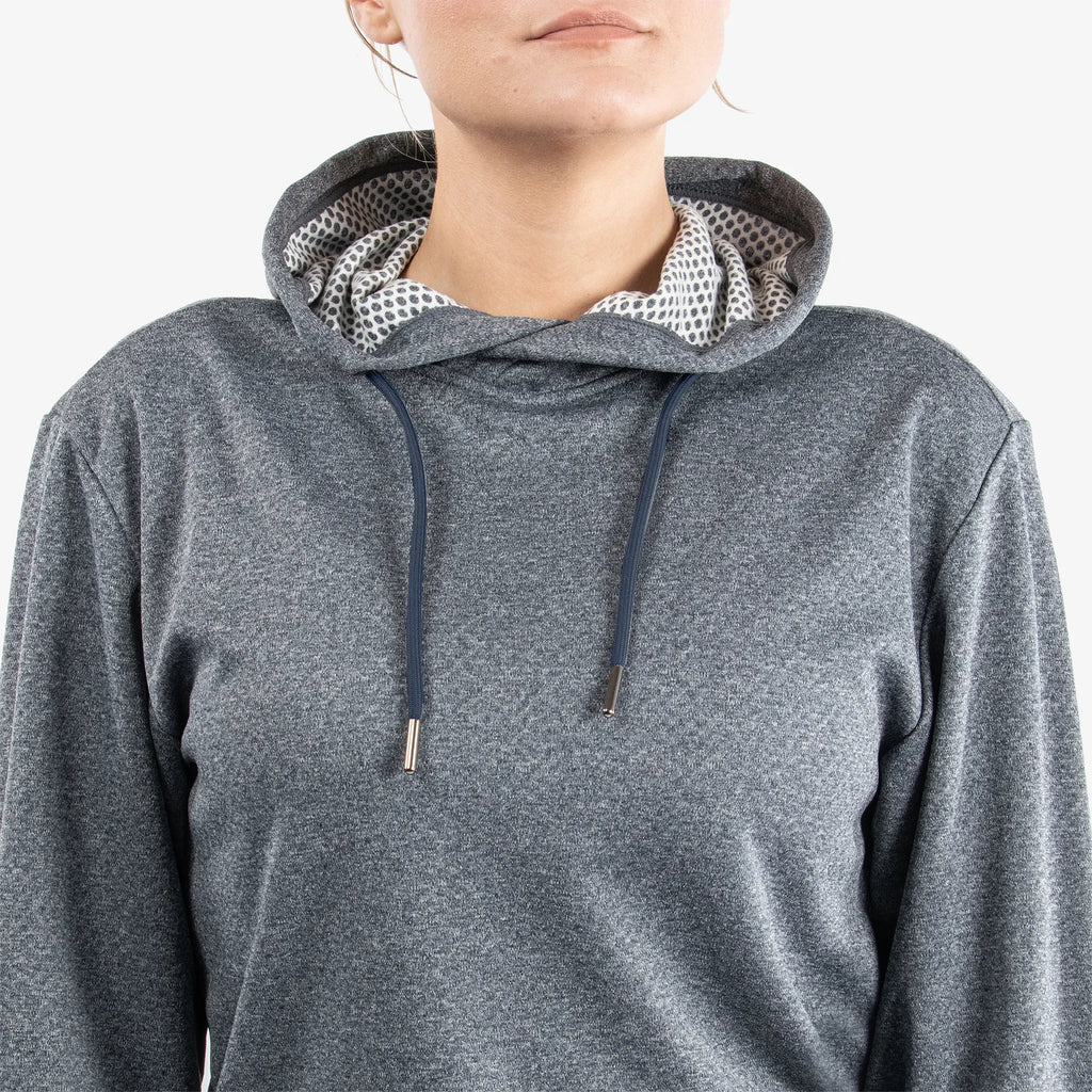 Dagmar is a Insulating golf sweatshirt for Women in the color Navy melange(4)