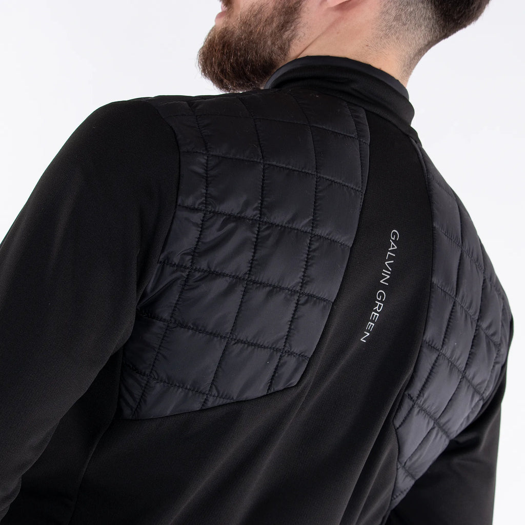Damian is a Insulating golf mid layer for Men in the color Black(4)