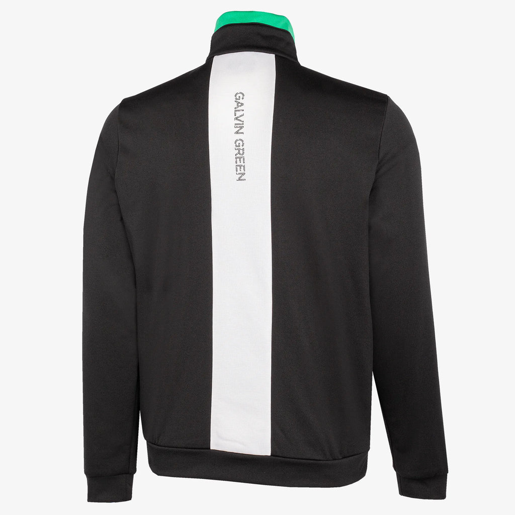 Dario is a Insulating golf mid layer for Men in the color Black/White(8)