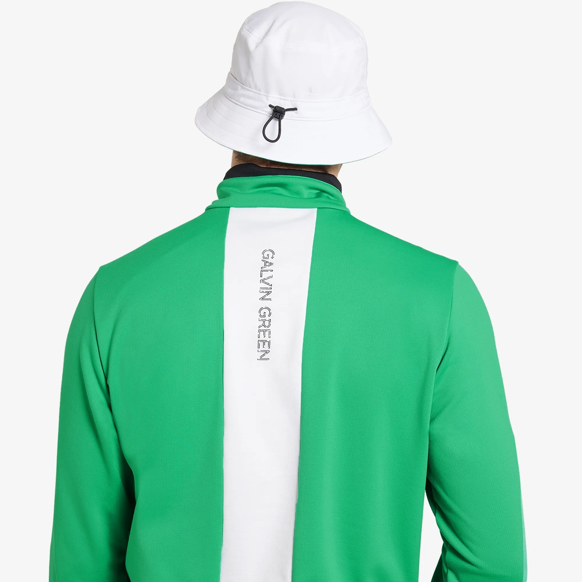 Dario is a Insulating golf mid layer for Men in the color Golf Green/White(5)