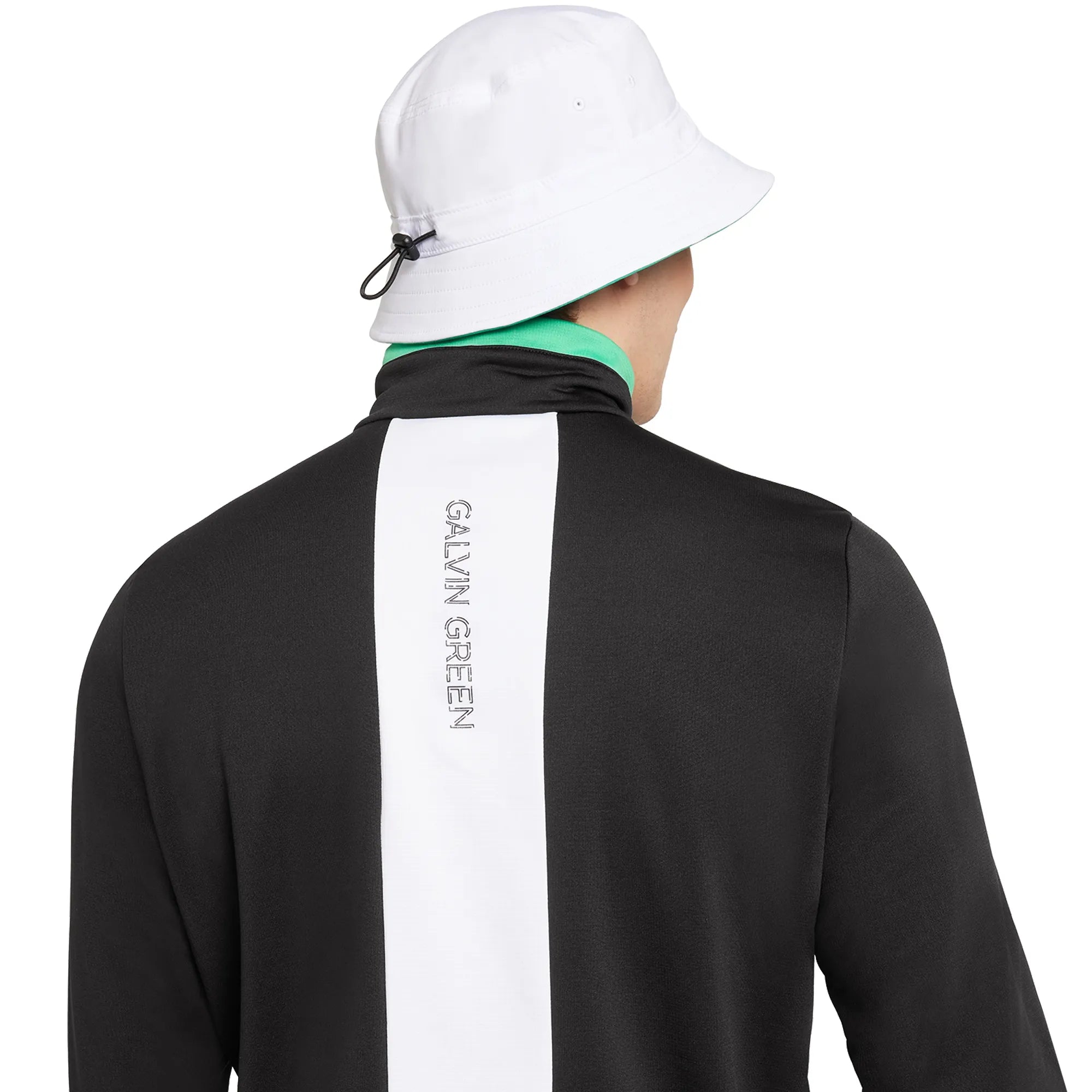 Dario is a Insulating golf mid layer for Men in the color Black/White(6)