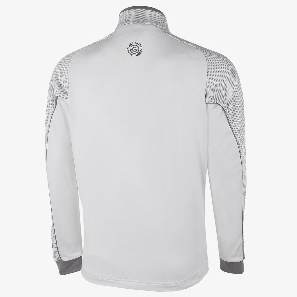 Daxton is a Insulating golf mid layer for Men in the color White/Cool Grey/Sharkskin(9)