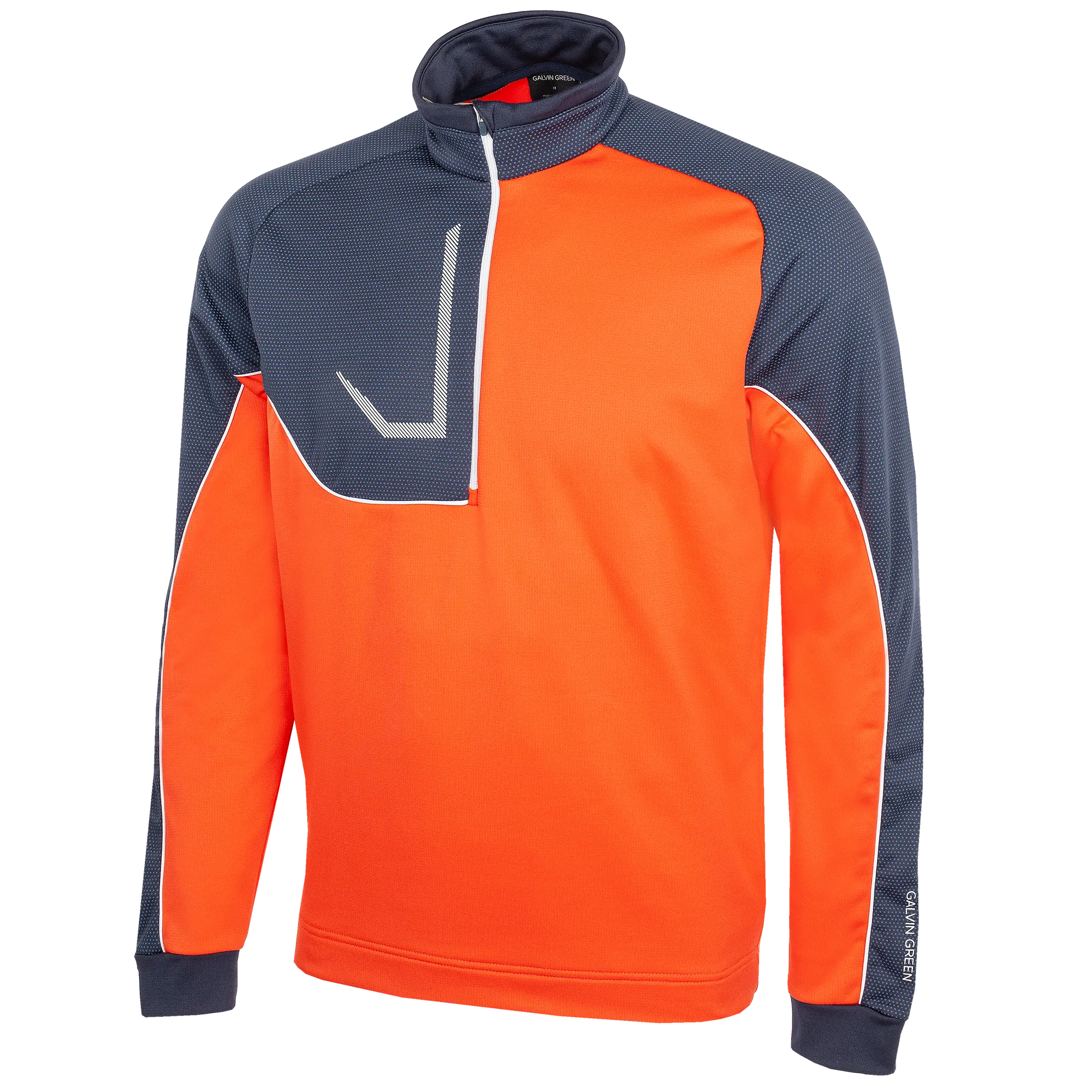 Daxton is a Insulating golf mid layer for Men in the color Orange(0)