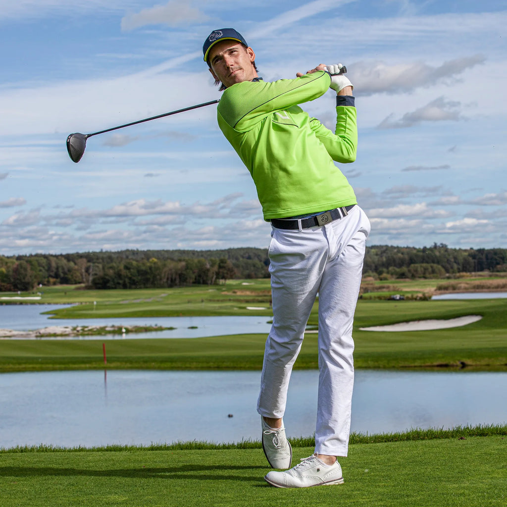 Daxton is a Insulating golf mid layer for Men in the color Green base(2)