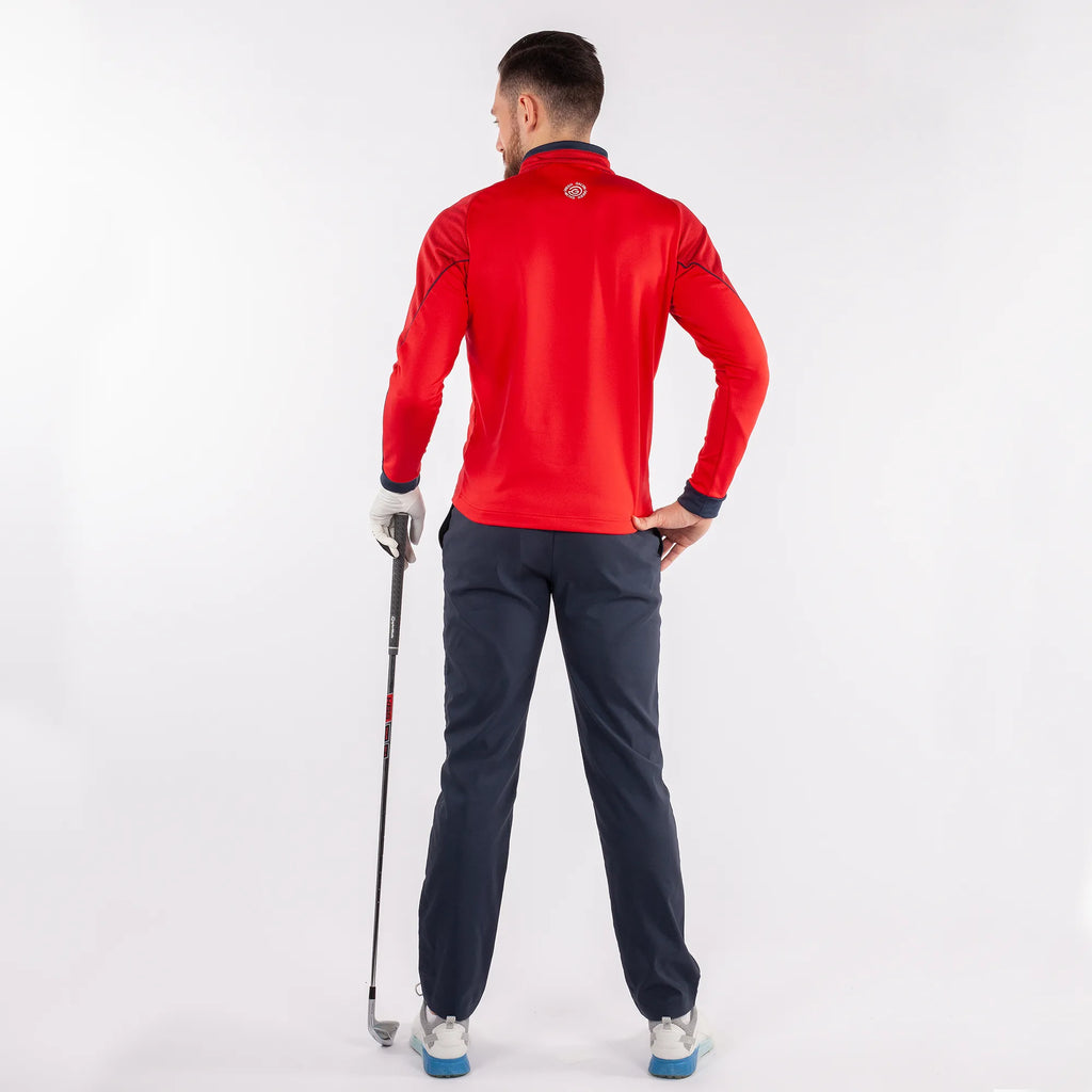 Daxton is a Insulating golf mid layer for Men in the color Imaginary Red(8)