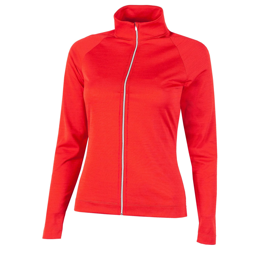 Debbie is a Insulating golf mid layer for Women in the color Red(1)