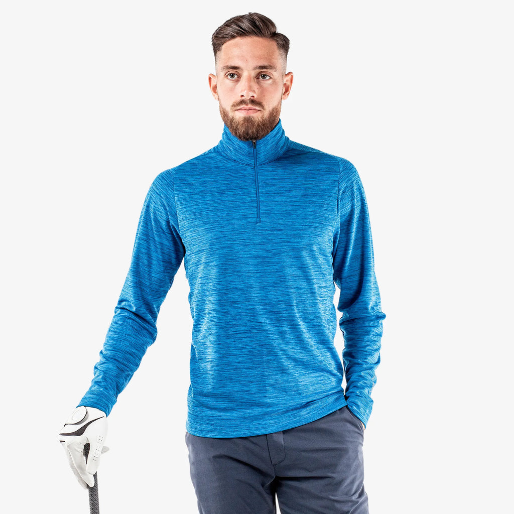 Dixon is a Insulating golf mid layer for Men in the color Blue(1)