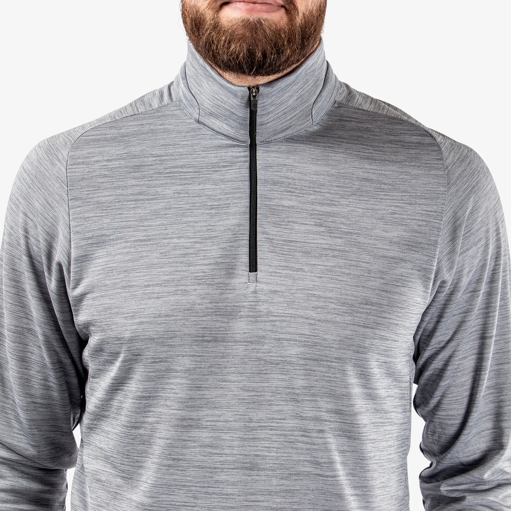 Dixon is a Insulating golf mid layer for Men in the color Light Grey(3)