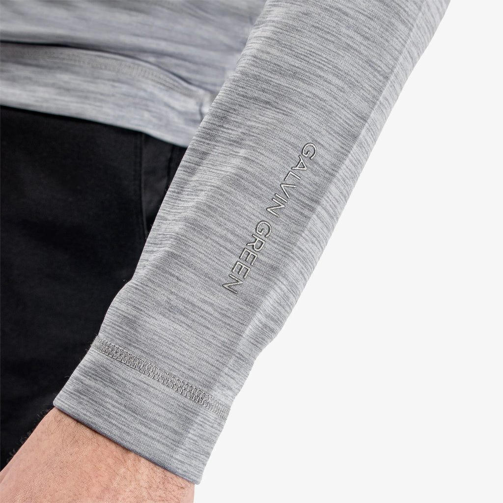 Dixon is a Insulating golf mid layer for Men in the color Light Grey(4)