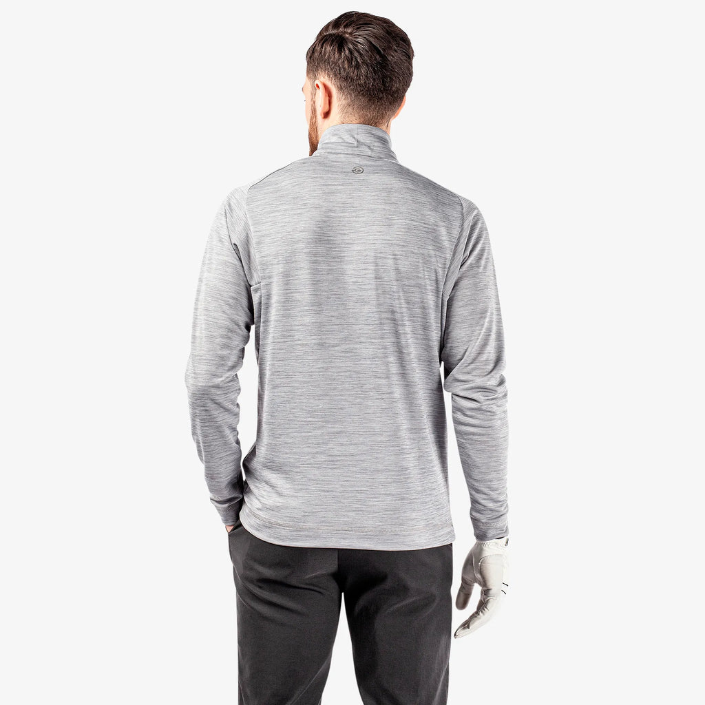 Dixon is a Insulating golf mid layer for Men in the color Light Grey(5)
