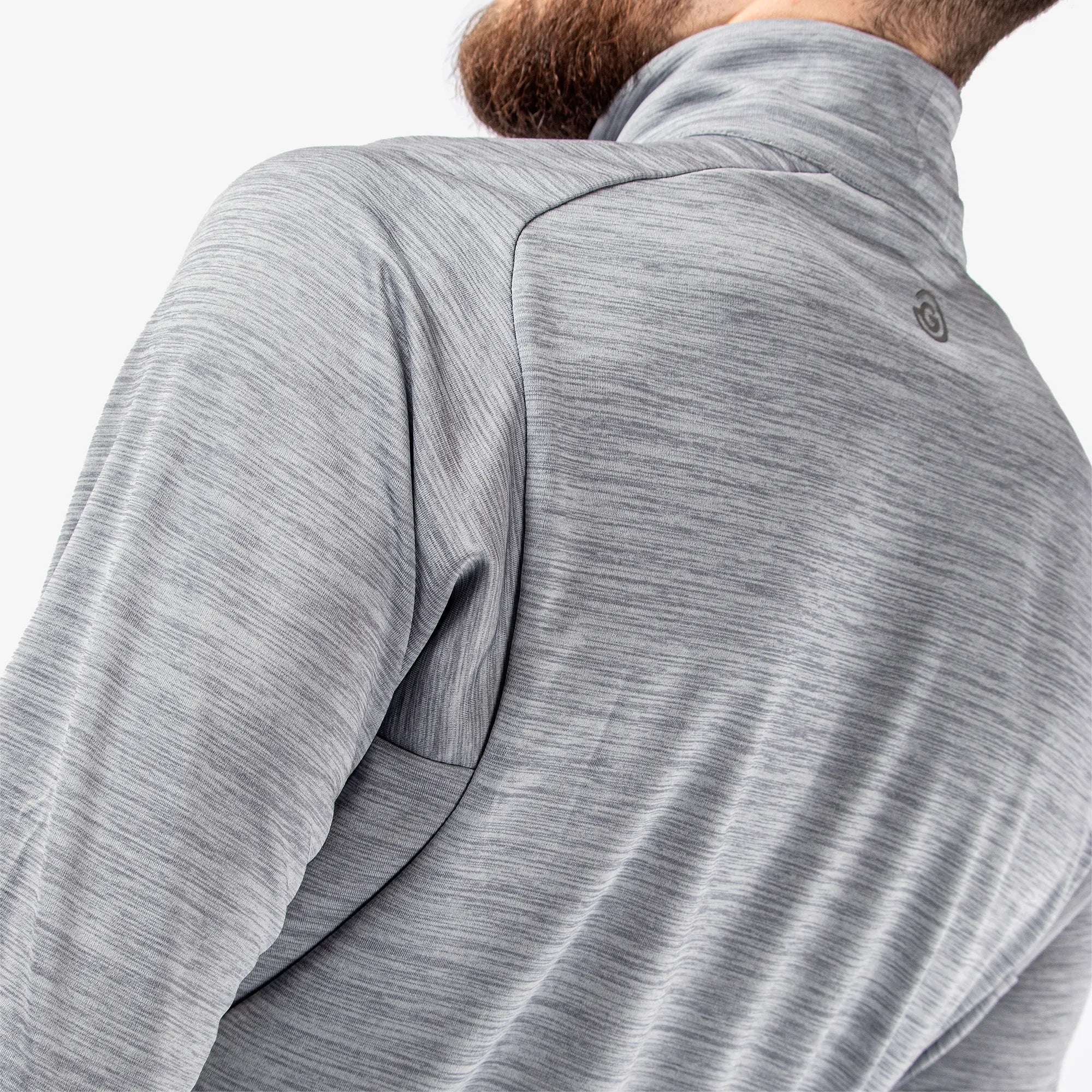 Dixon is a Insulating golf mid layer for Men in the color Light Grey(6)