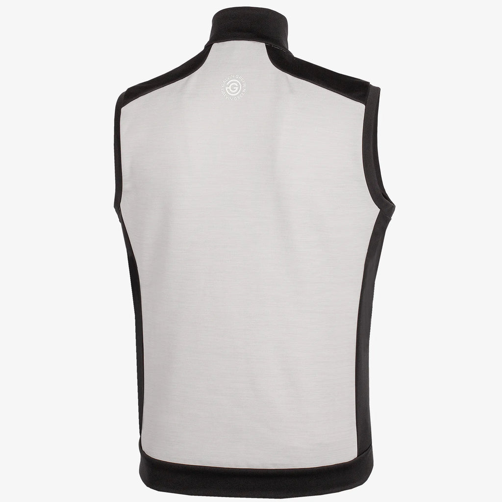 Dolph is a Insulating golf vest for Men in the color Cool Grey/Black(8)