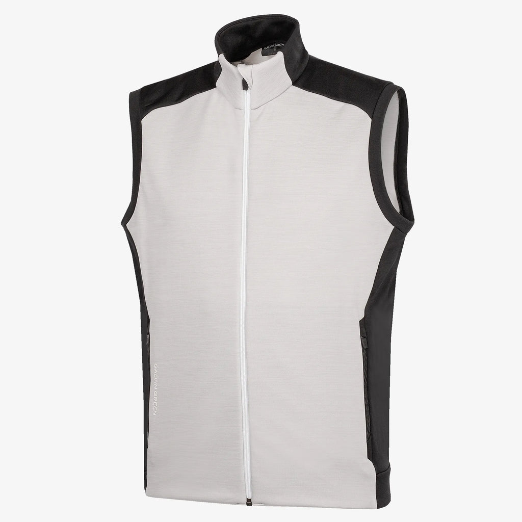 Dolph is a Insulating golf vest for Men in the color Cool Grey/Black(0)