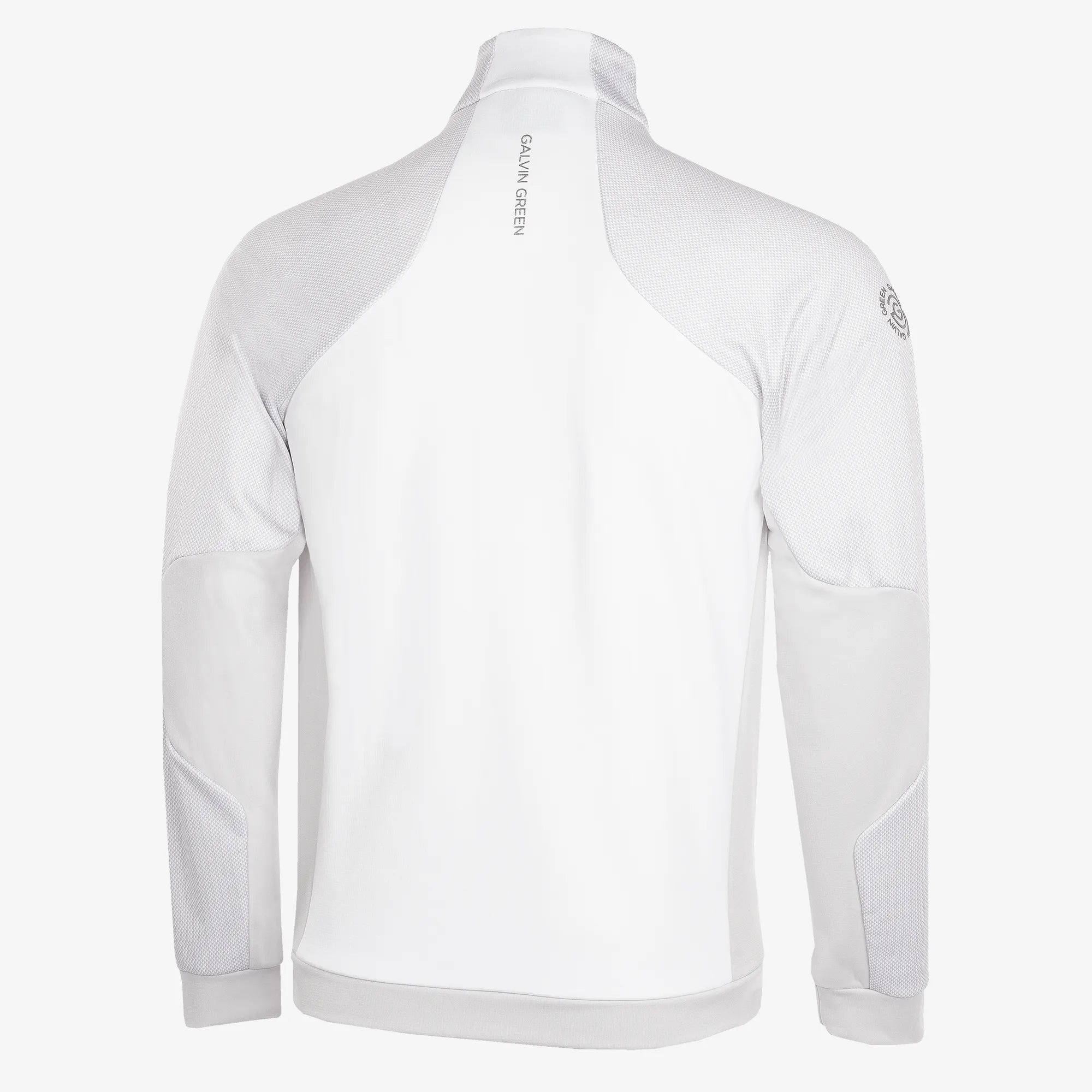 Donald is a Insulating golf mid layer for Men in the color White/Cool Grey(9)
