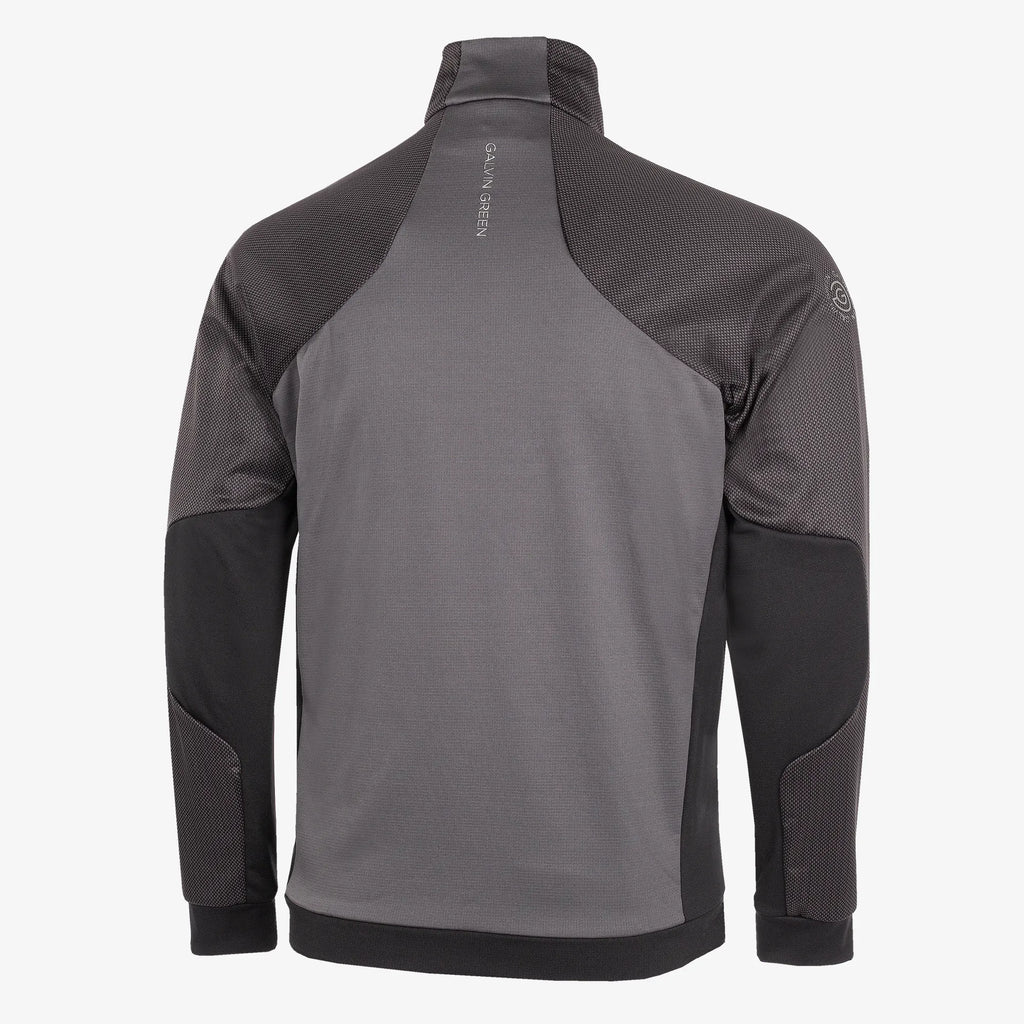 Donald is a Insulating golf mid layer for Men in the color Forged Iron/Black (10)