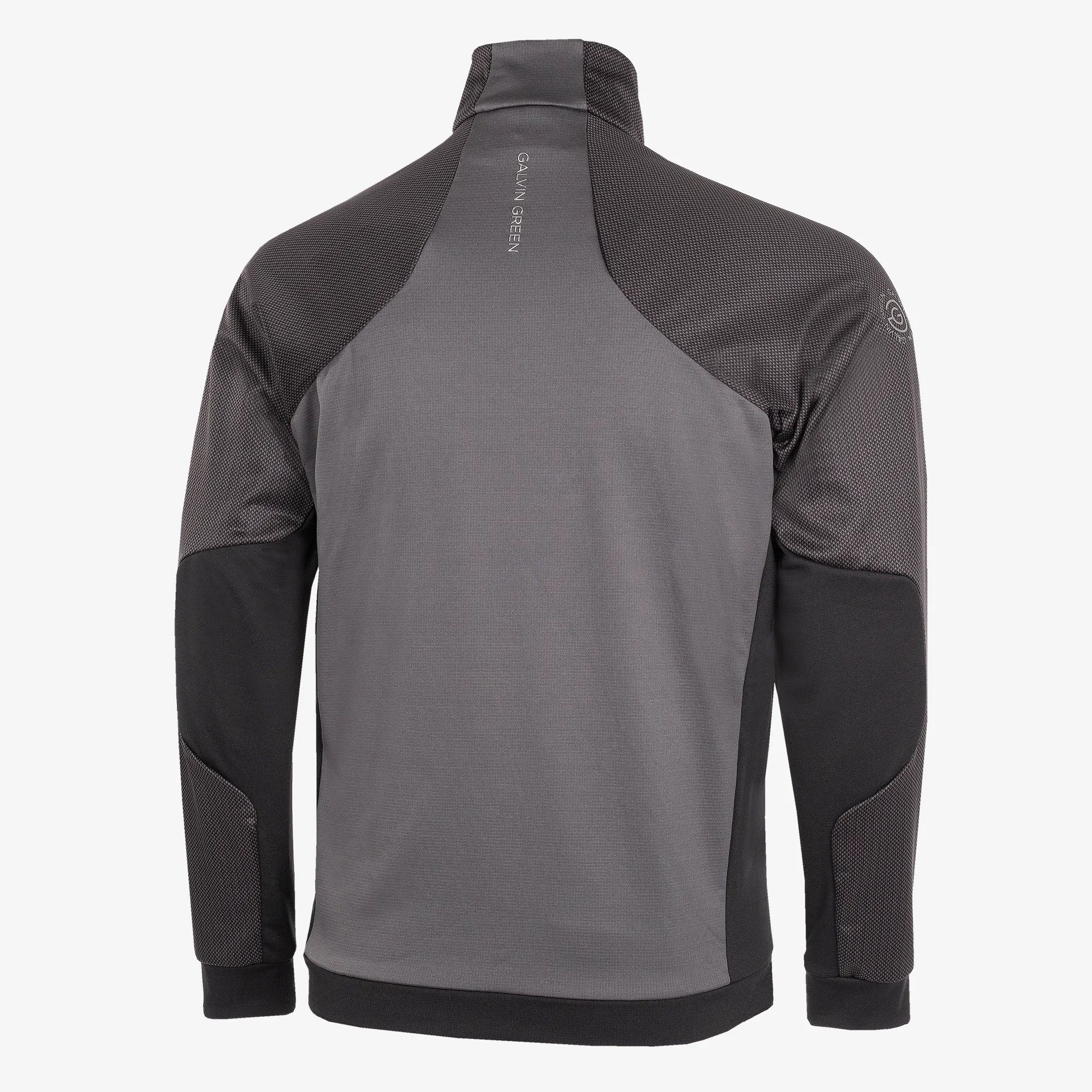 Donald is a Insulating golf mid layer for Men in the color Forged Iron/Black (10)