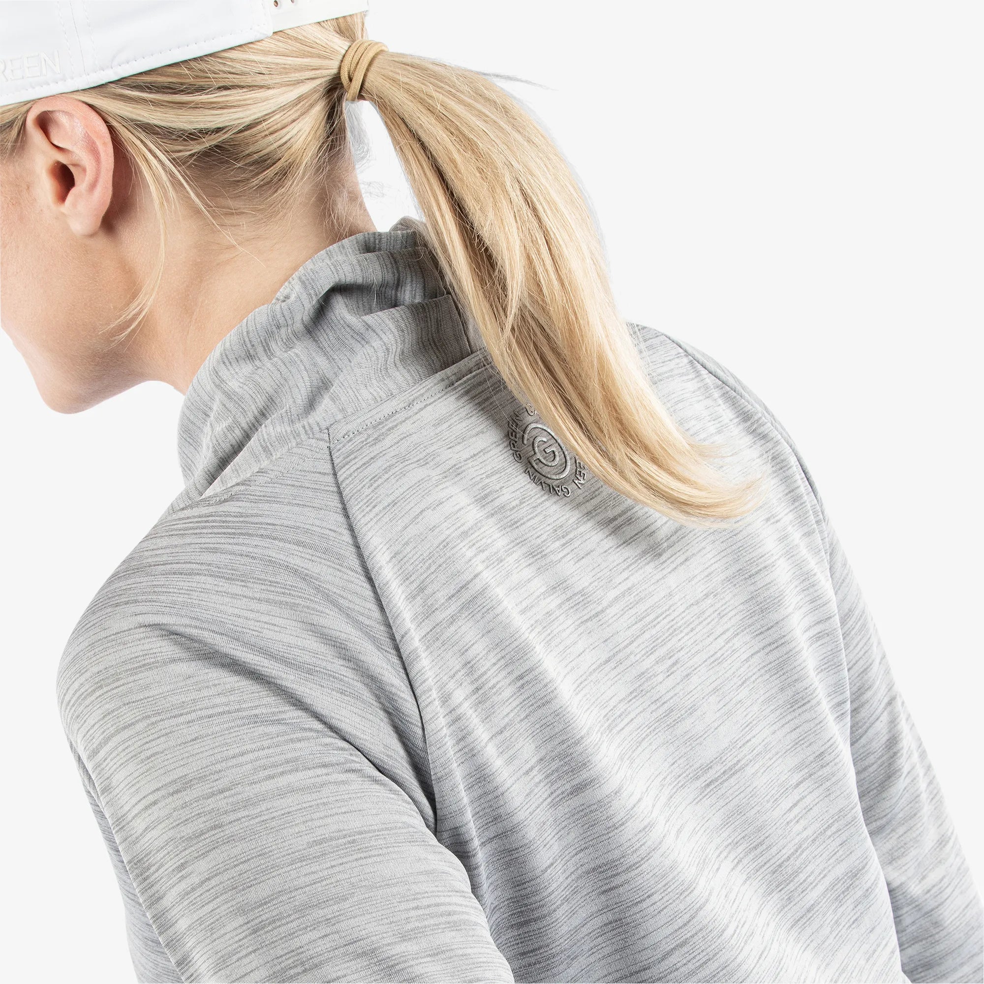 Dorali is a Insulating golf mid layer for Women in the color Cool Grey(7)