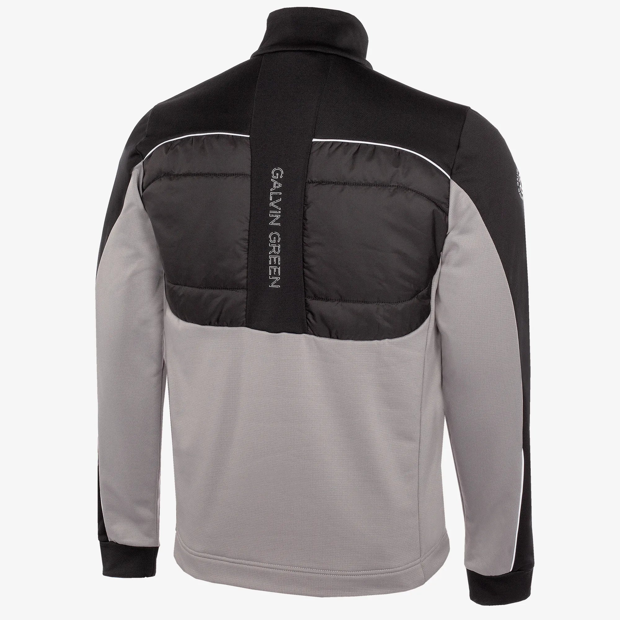 Douglas is a Insulating golf mid layer for Men in the color Sharkskin/Black(7)