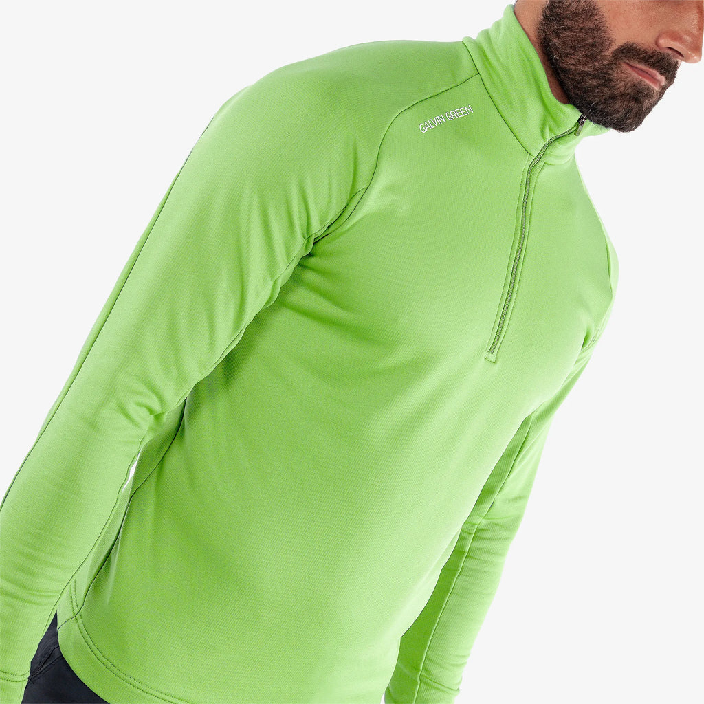Drake is a Insulating golf mid layer for Men in the color Fresh Green(3)