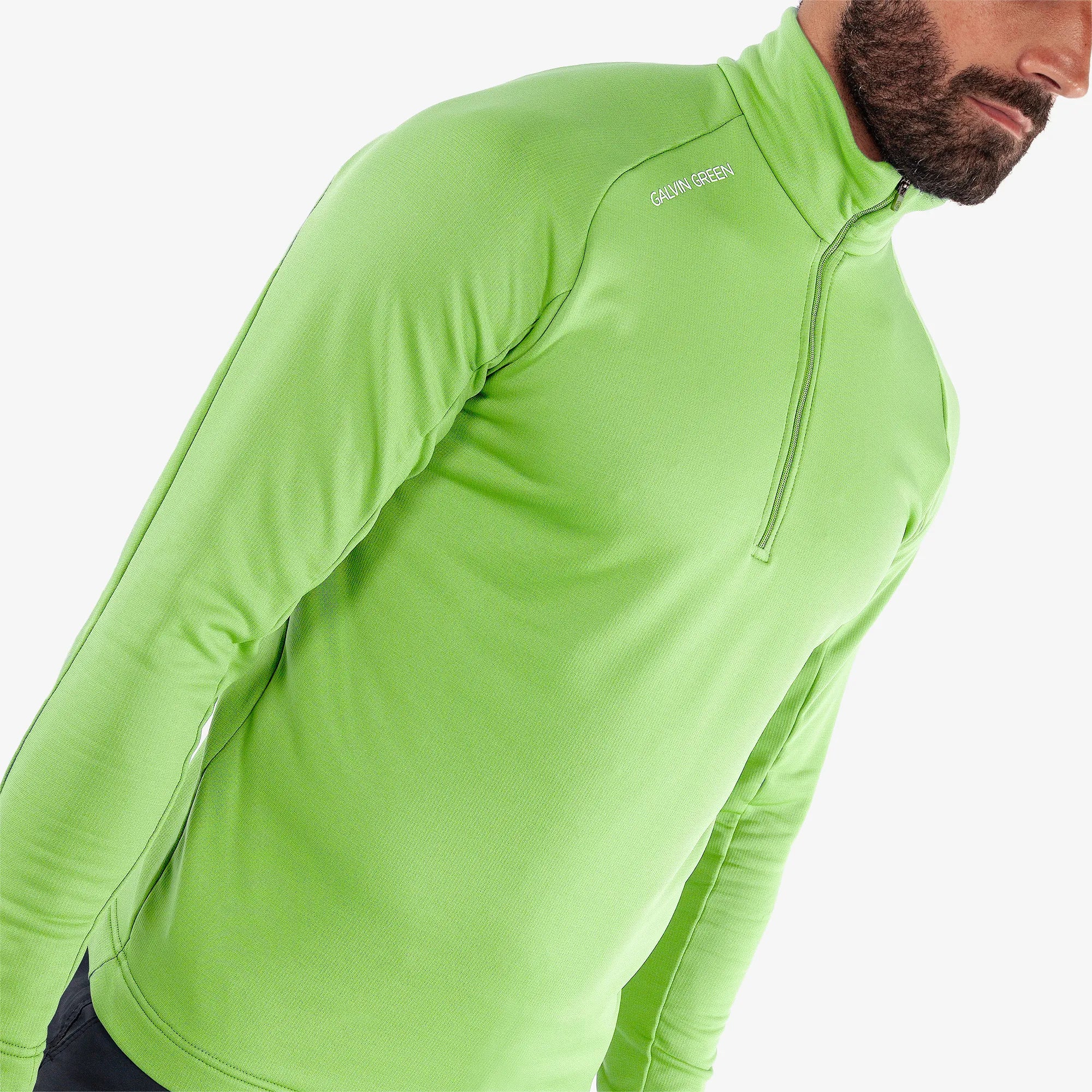 Drake is a Insulating golf mid layer for Men in the color Fresh Green(3)