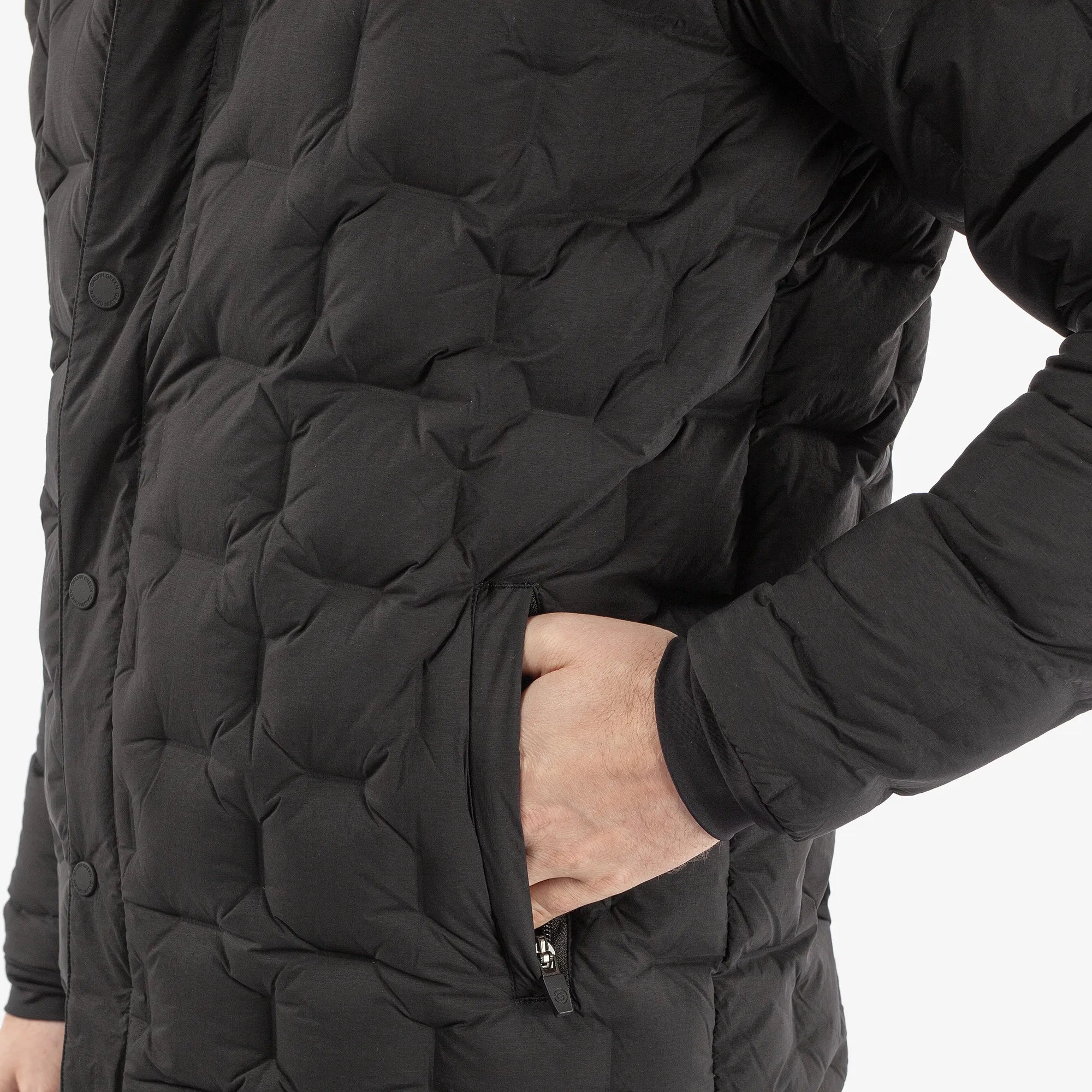Hugo is a Windproof and water repellent golf jacket for Men in the color Black(4)