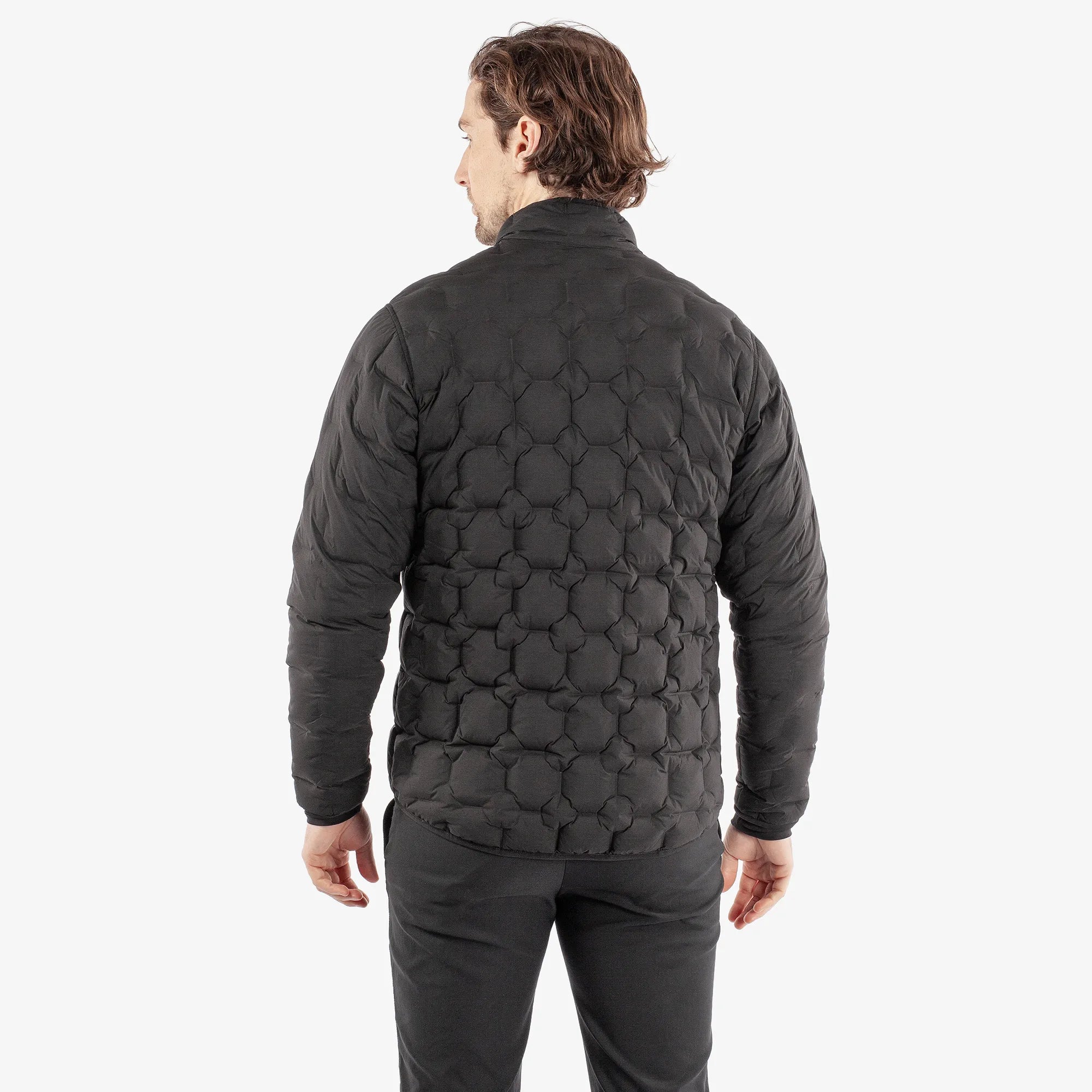 Hugo is a Windproof and water repellent golf jacket for Men in the color Black(6)