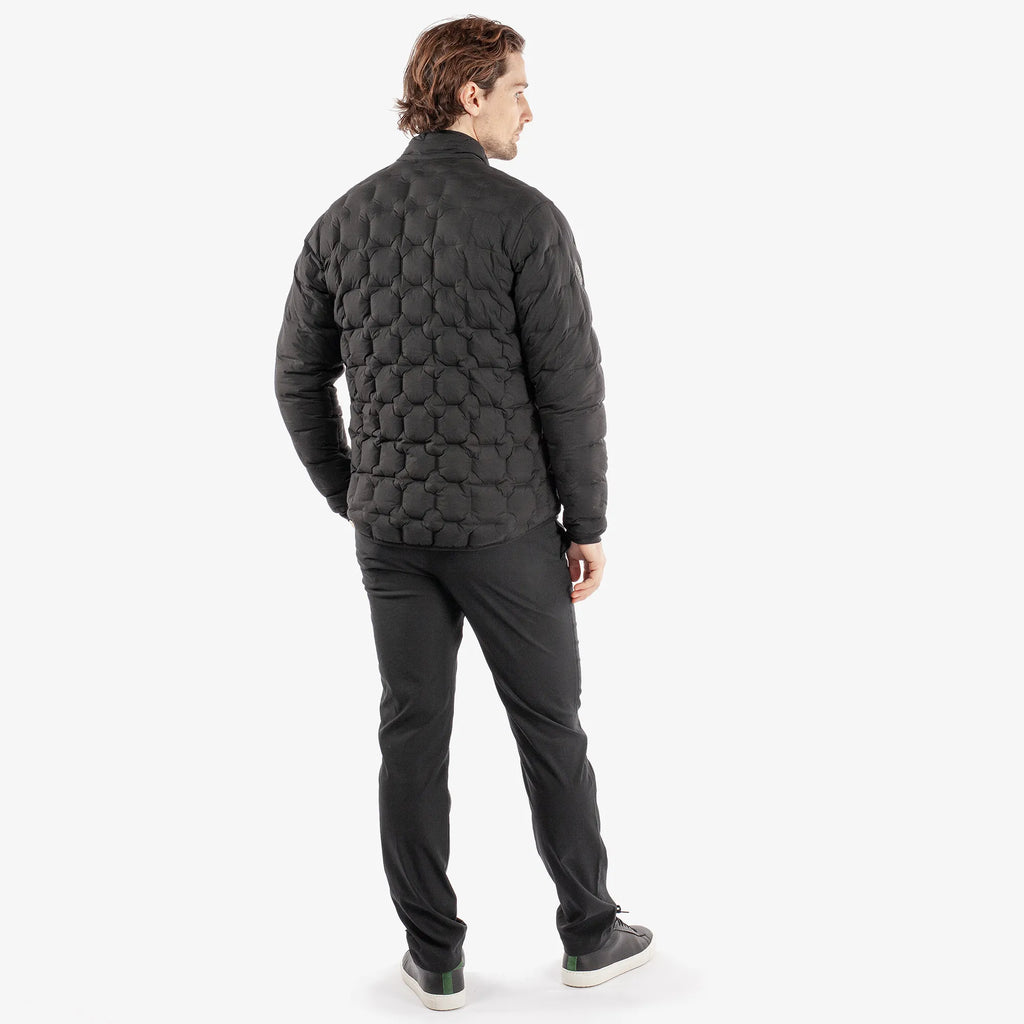 Hugo is a Windproof and water repellent golf jacket for Men in the color Black(8)