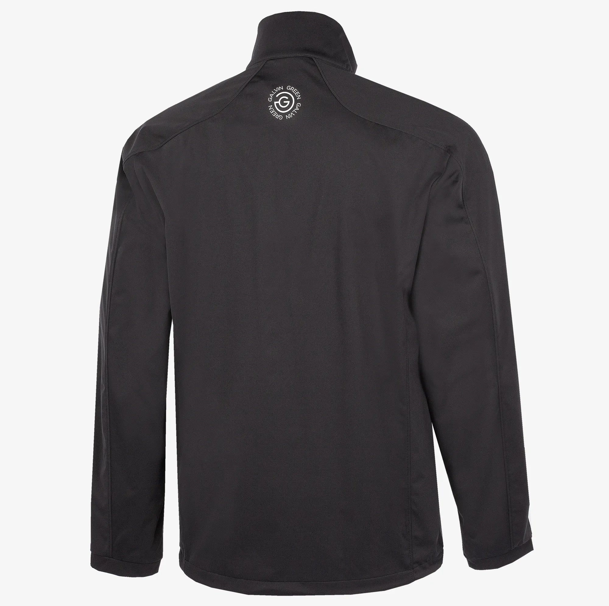 Lawrence is a Windproof and water repellent golf jacket for Men in the color Black/White(7)