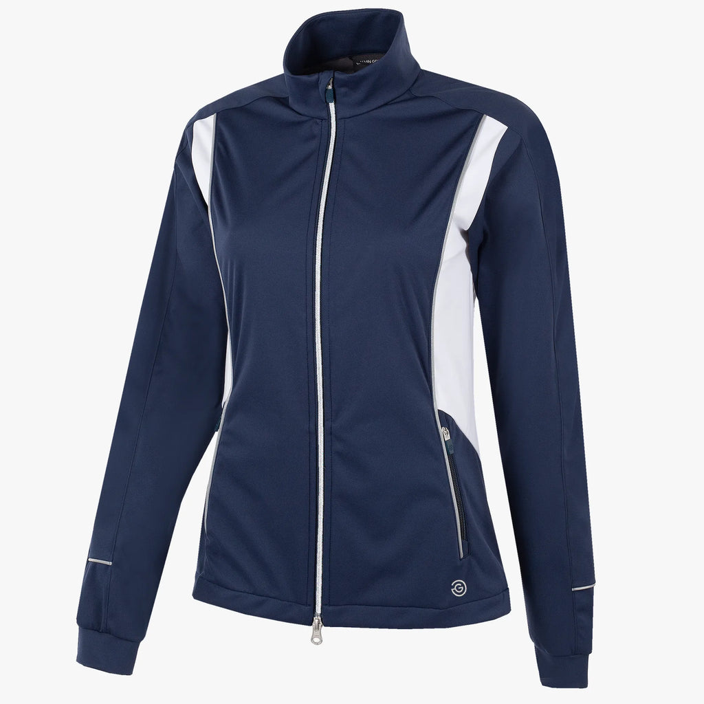 Leila is a Windproof and water repellent jacket for Women in the color Navy(0)