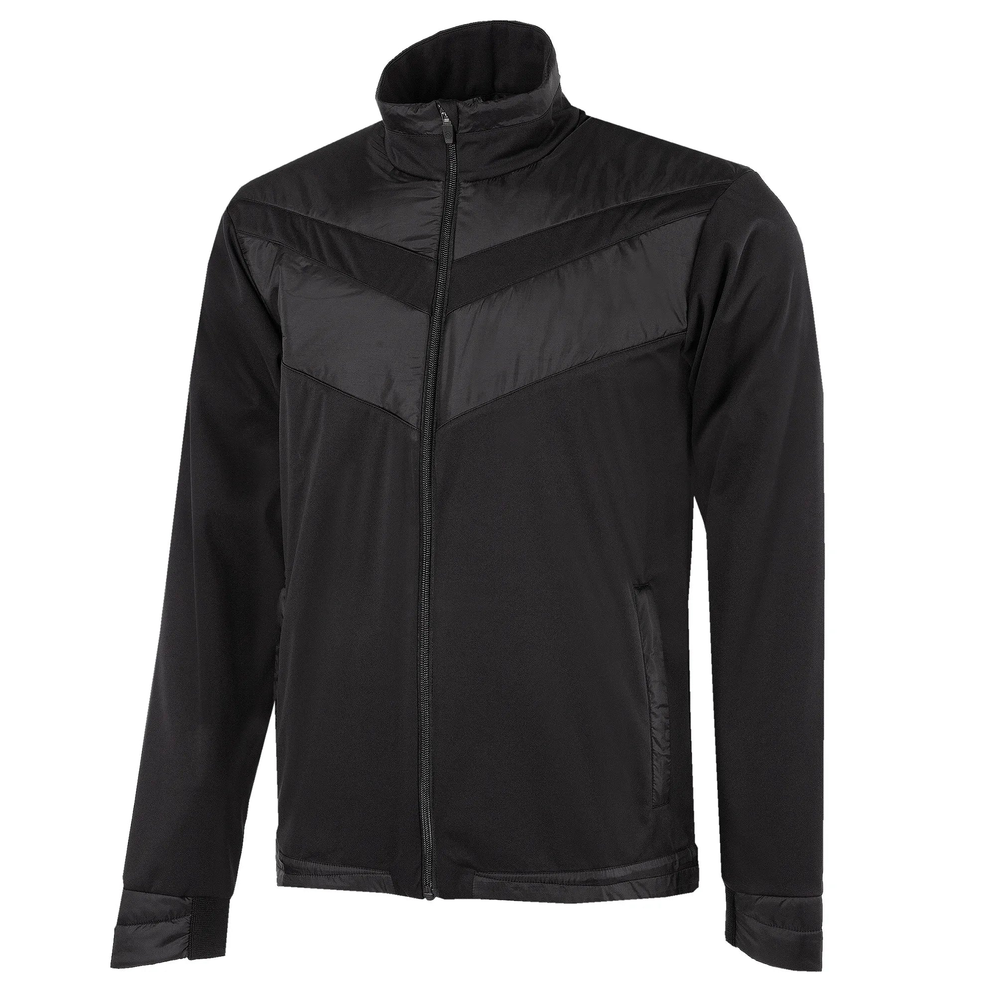 Liam is a Windproof and water repellent golf jacket for Men in the color Black(0)
