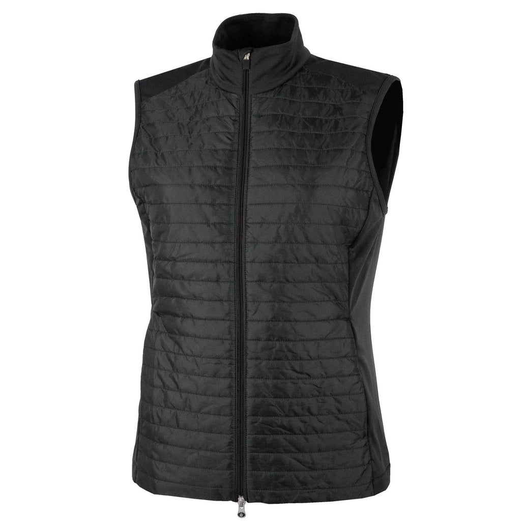 Lisa is a Windproof and water repellent golf  vest for Women in the color Black(1)