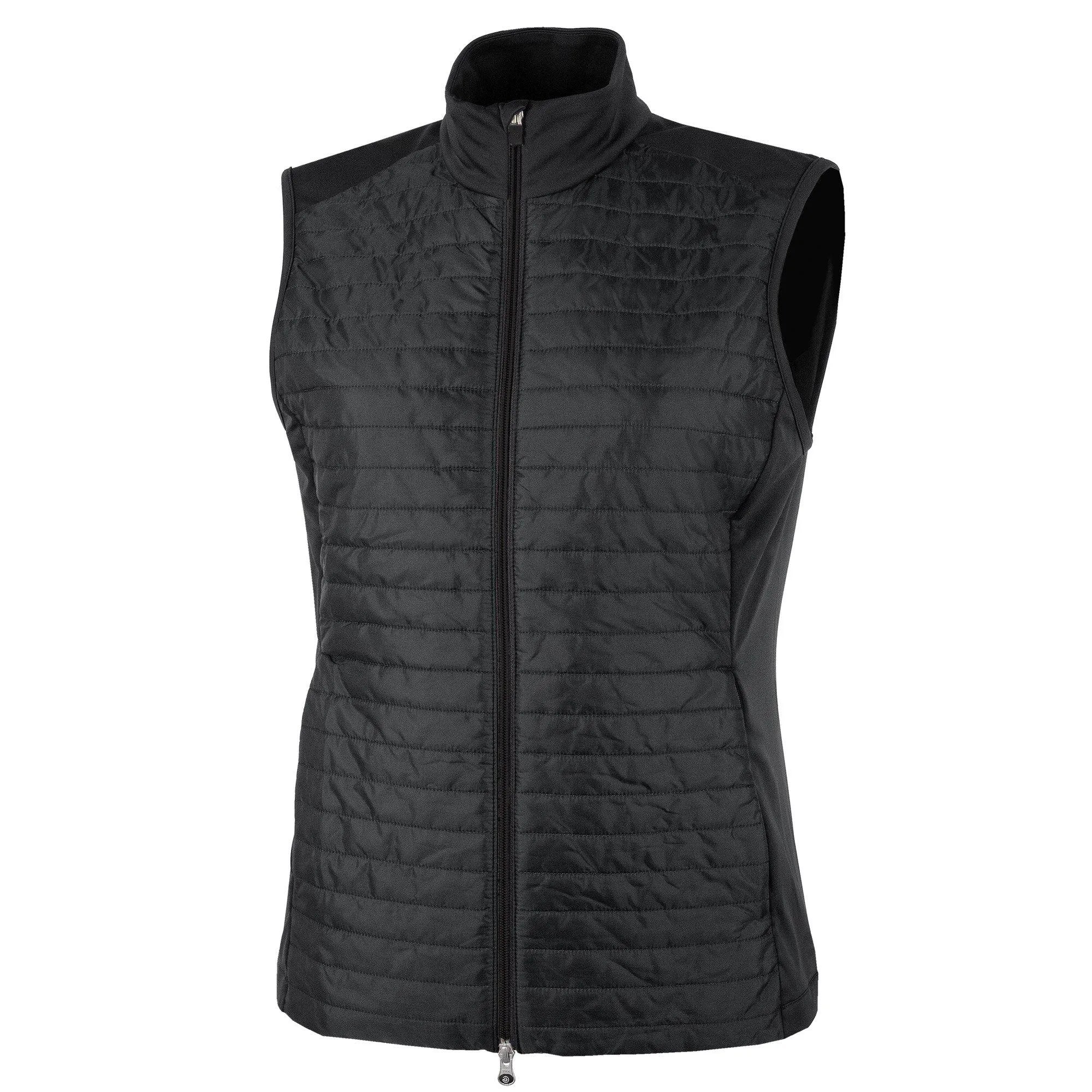 Lisa is a Windproof and water repellent golf  vest for Women in the color Black(1)