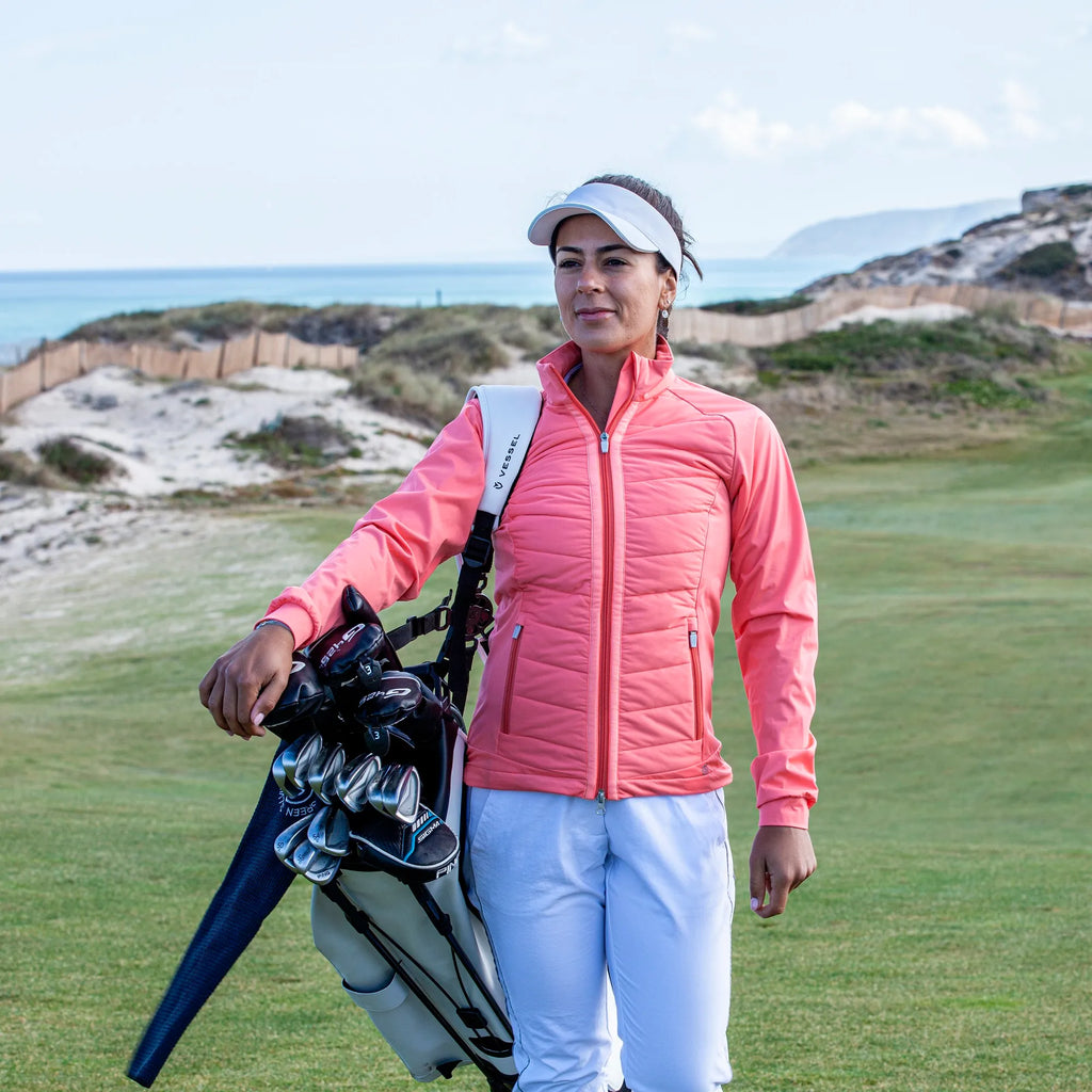 Lorelle is a Windproof and water repellent jacket for Women in the color Sugar Coral(2)