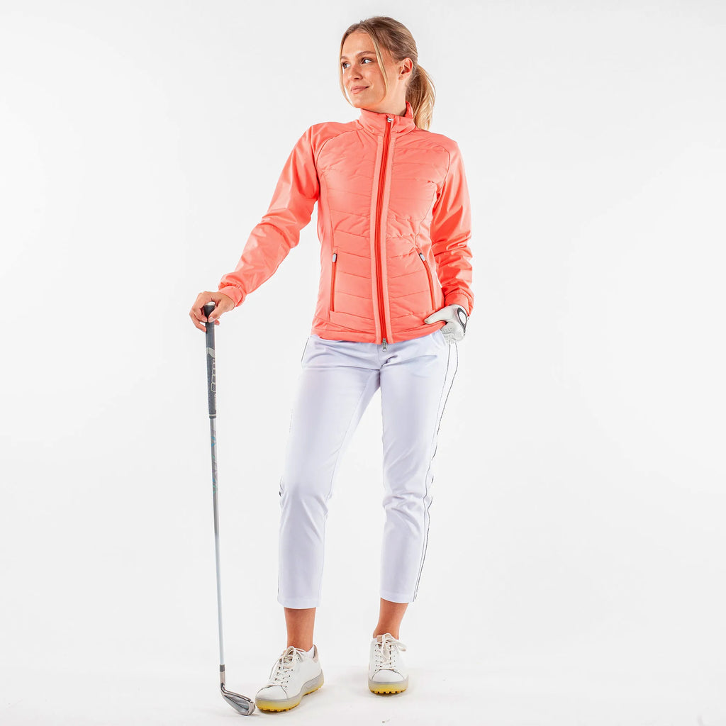 Lorelle is a Windproof and water repellent jacket for Women in the color Sugar Coral(3)