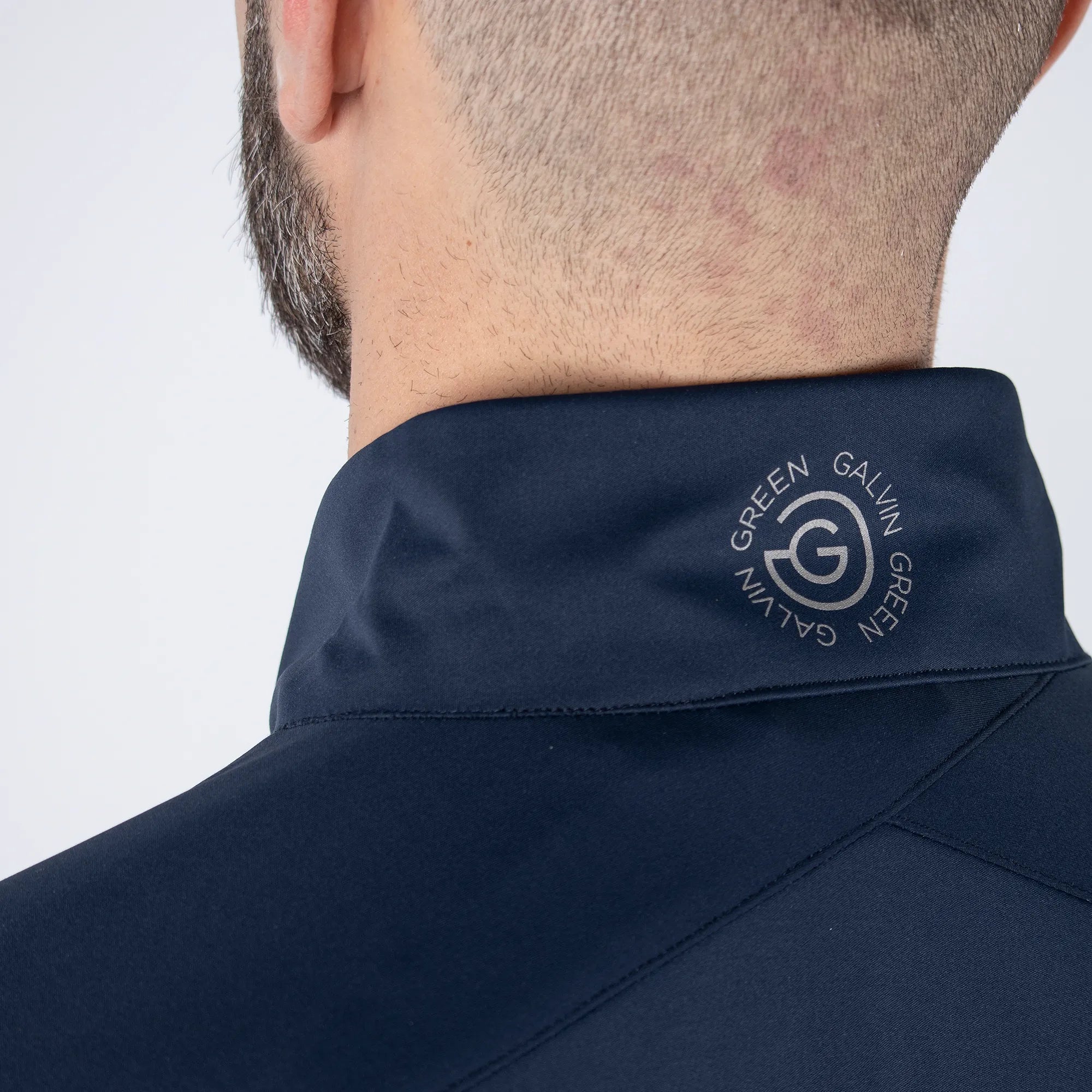 Lucas is a Windproof and water repellent golf jacket for Men in the color Navy(2)