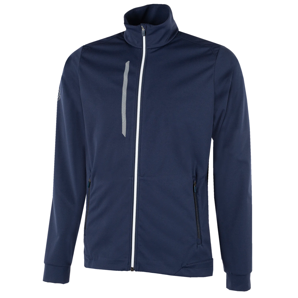 Lyle is a Windproof and water repellent golf jacket for Men in the color Navy(0)