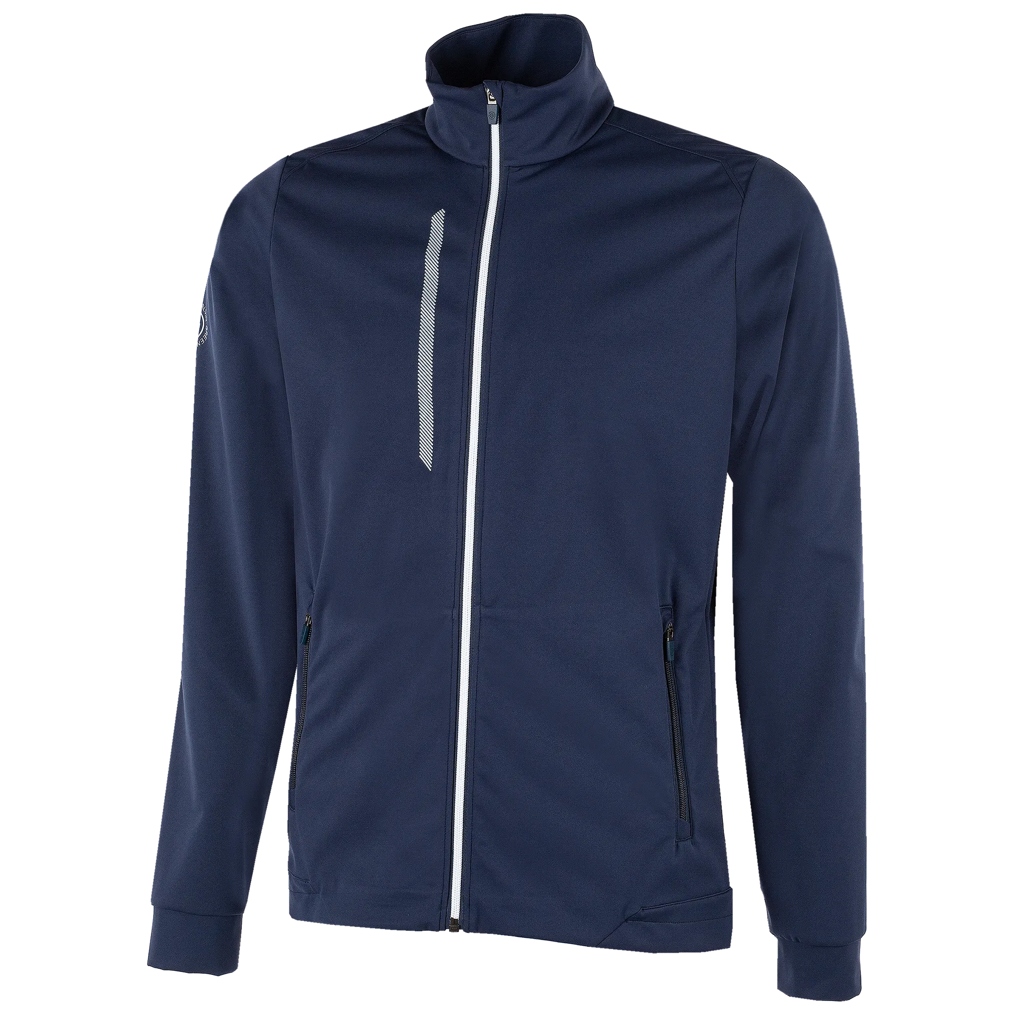 Lyle is a Windproof and water repellent golf jacket for Men in the color Navy(0)