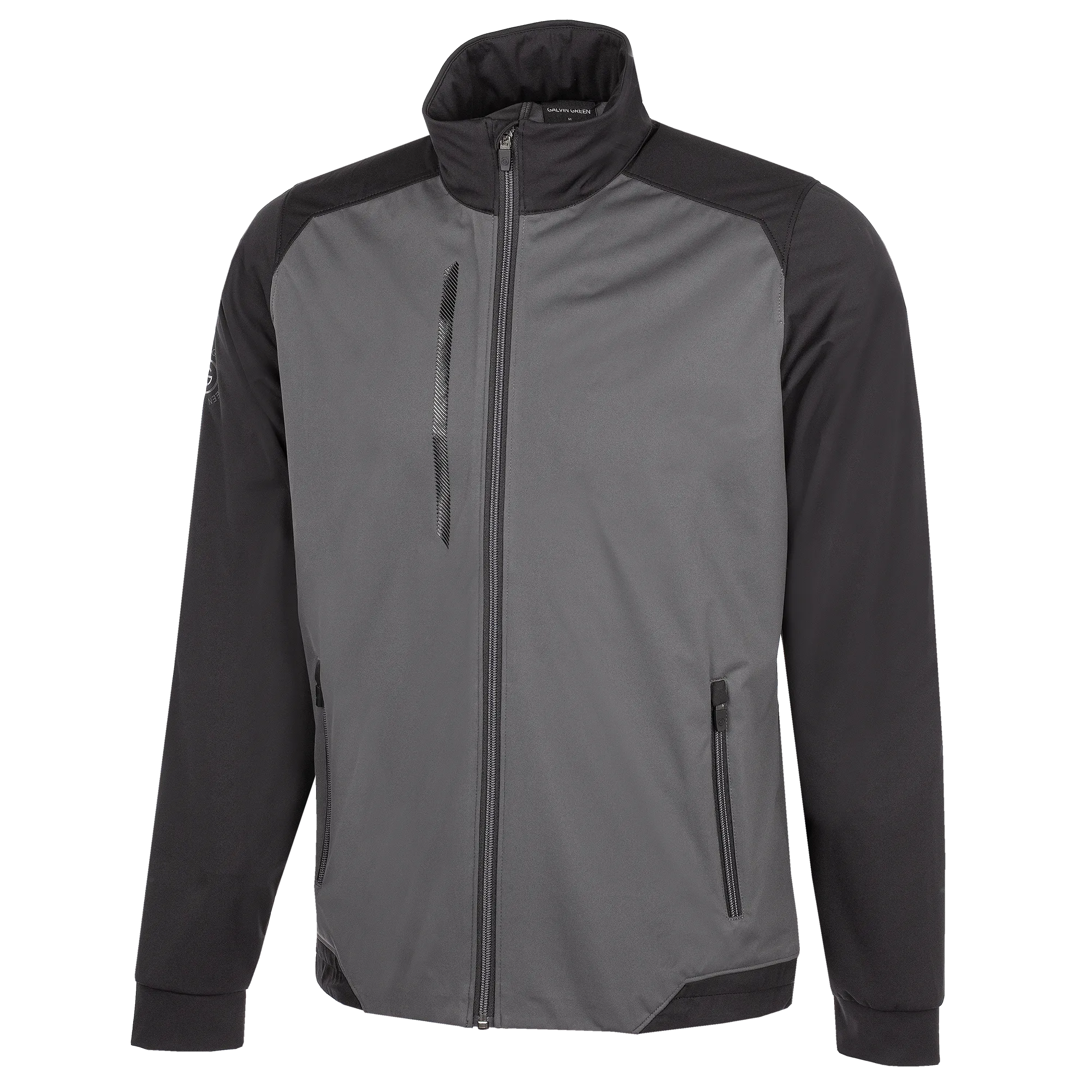 Lyle is a Windproof and water repellent golf jacket for Men in the color Forged Iron(0)